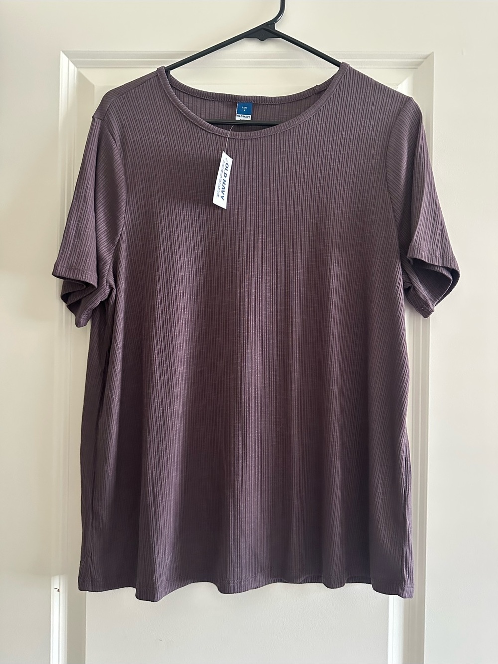 Old Navy Women’s Ribbed Short-Sleeve Tee - Mauve